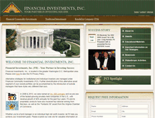 Tablet Screenshot of financialii.com